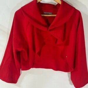 New Issue New York Red Ruffle Jacket